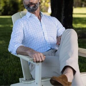 Sarar Men's Blue Checkered Shirt